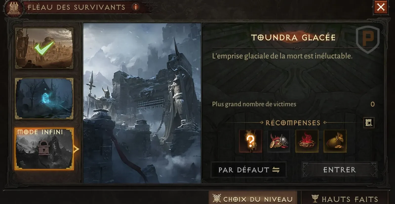 Événement Diablo Immortal : Fléau des Survivants