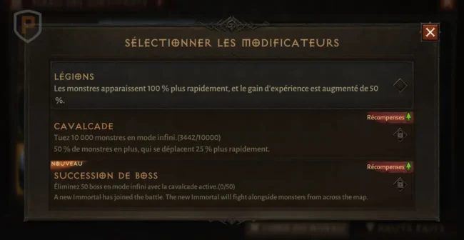 Événement Diablo Immortal : Fléau des Survivants