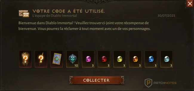 Comment activer un code promo sur Diablo Immortal